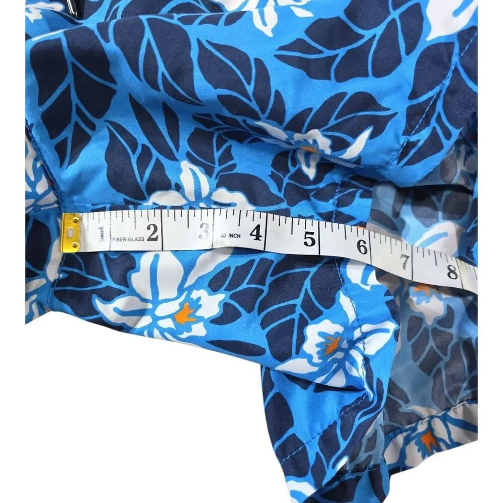 Tommy Bahama Relax Mens XXL Swim Trunks Blue Floral Board Shorts Cargo Pocket EC